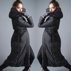 Vaute Couture vegan winter jacket - The Lincoln - black - size S